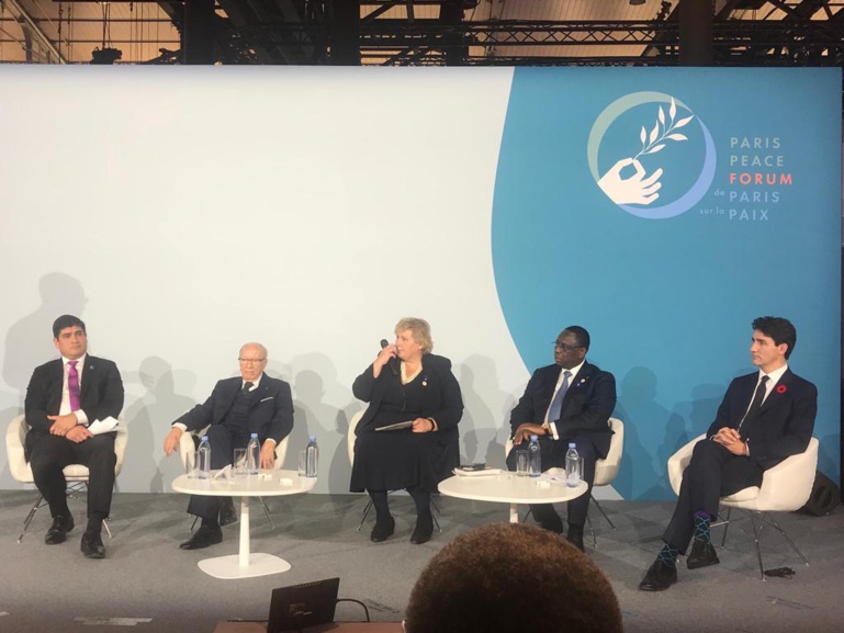 #ParisPeaceForum: Macky Sall appelle à la mobilisation pour le maintien de la paix