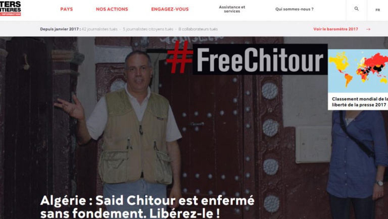 Algérie: le journaliste Saïd Chitour remis en liberté