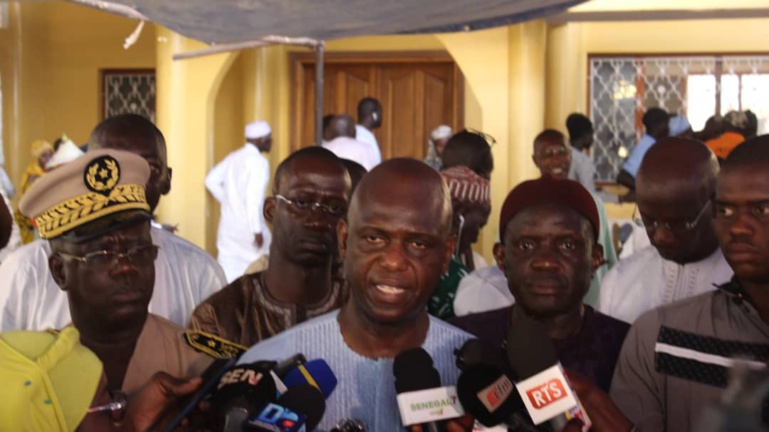 Visite à Tivaouane pour le Gamou: Mansour Faye annonce 70 camions citernes pour assurer la distribution d'eau