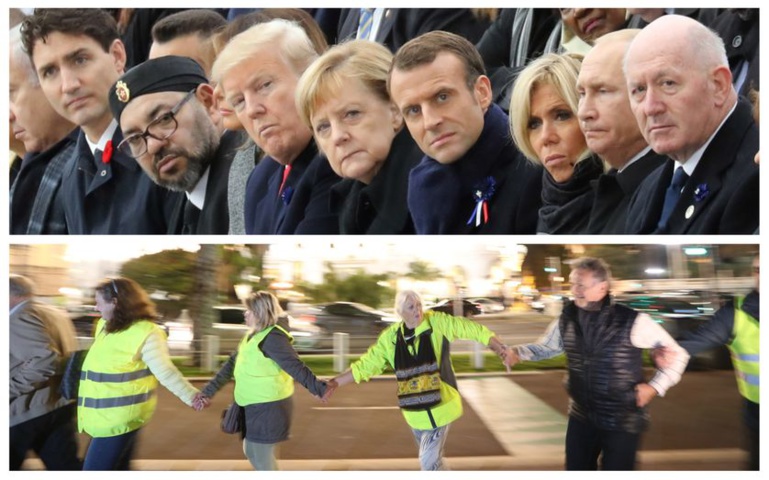 Twitter : Donald Trump évoque les manif’ des #GiletsJaunes en France et met la pression sur Macron