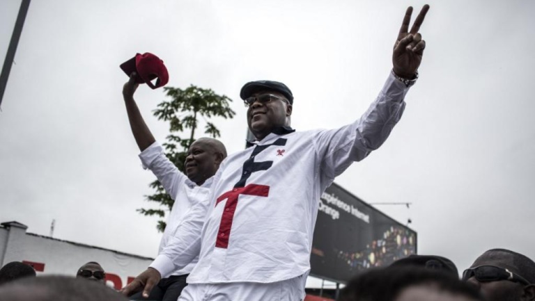 RDC: Félix Tshisekedi et Vital Kamerhe lancent leur campagne à Camp Luka RDC: Félix Tshisekedi et Vital Kamerhe lancent leur campagne à Camp Luka