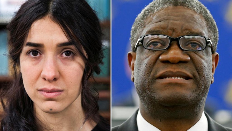 Nadia Murad et Denis Mukwege: deux Nobel contre les violences faites aux femmes Nadia Murad et Denis Mukwege: deux Nobel contre les violences faites aux femmes