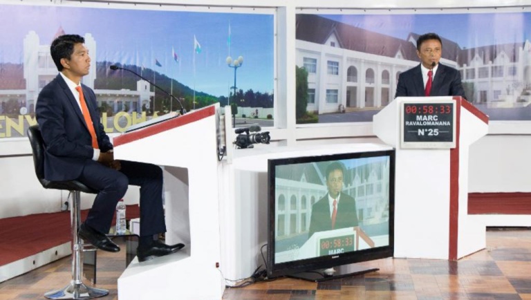 Madagascar: débat télévisé musclé entre Andry Rajoelina et Marc Ravalomanana