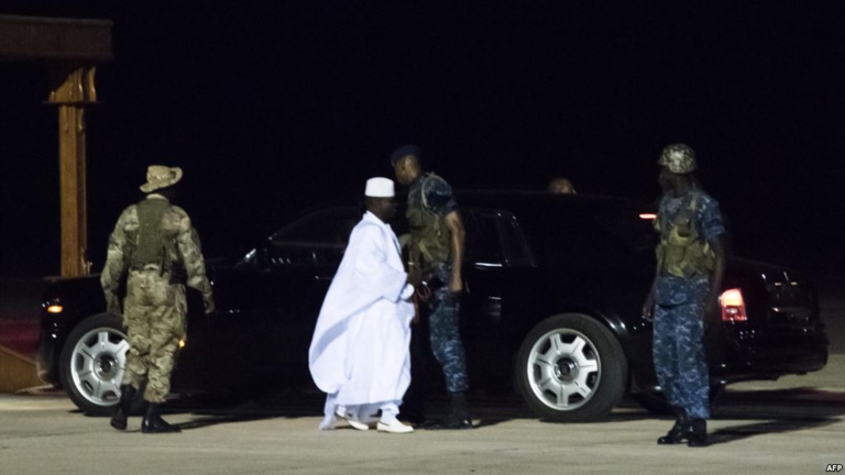 L’ex-président gambien, Jammeh interdit d’entrer aux Etats-Unis