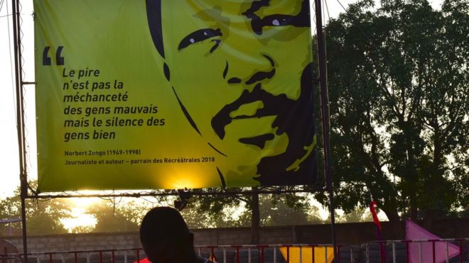 20ème anniversaire de l'assassinat de Norbert Zongo