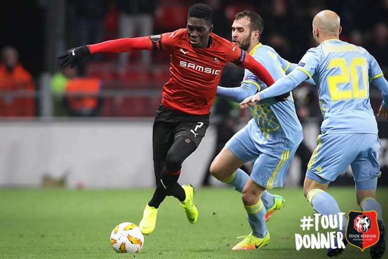 Europa League : Ismaila Sarr offre la qualification à Rennes avec un doublé Europa League : Ismaila Sarr offre la qualification à Rennes avec un doublé
