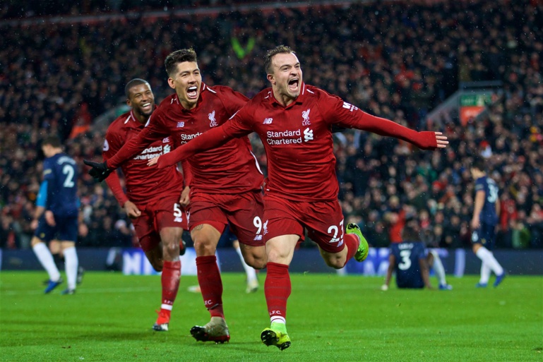 Liverpool assomme ManU et reprend la tête de la Premier League Liverpool assomme ManU et reprend la tête de la Premier League