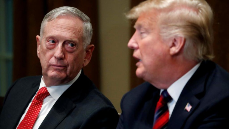 Etats-Unis: le secrétaire à la Défense, James Mattis, démissionne Etats-Unis: le secrétaire à la Défense, James Mattis, démissionne