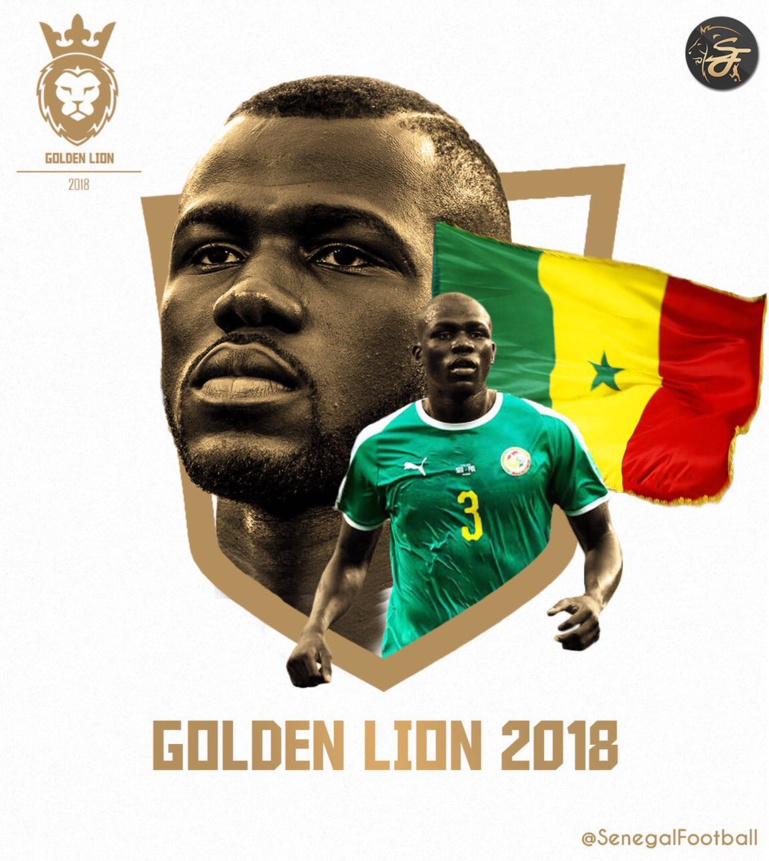 Equipe Nationale du Sénégal : Kalidou Koulibaly élu #GoldenLion2018