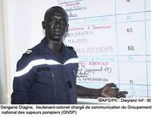 GNSP: Sengane Diagne nommé commandant du Sous groupement des sapeurs pompiers de Kaolack, Fatick et Kafrine