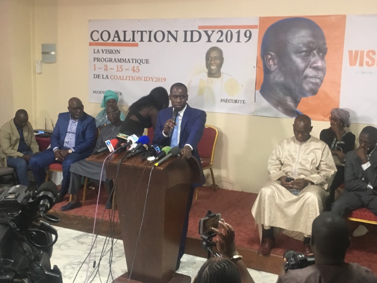 Idy 2019 lance son Grand débat avec les journalistes... sans Idrissa Seck Idy 2019 lance son Grand débat avec les journalistes... sans Idrissa Seck