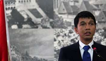 Andry Rajoelina, le 16 mars 2011 à Antananarivo.