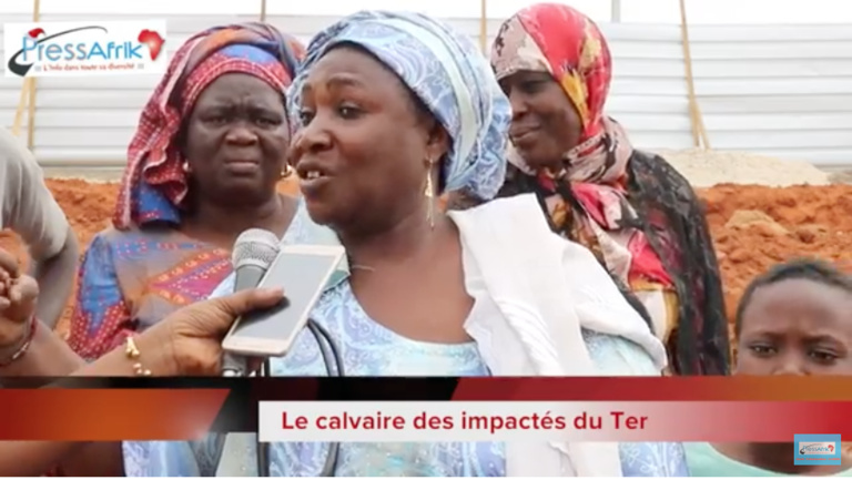 Pikine : emprisonnées par le Ter, les populations suffoquent et crient leur calvaire Pikine : emprisonnées par le Ter, les populations suffoquent et crient leur calvaire