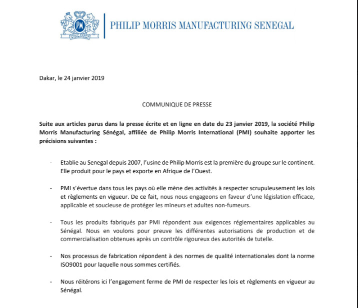 Industrie du tabac: Accusée de tricherie, Philip Morris réplique