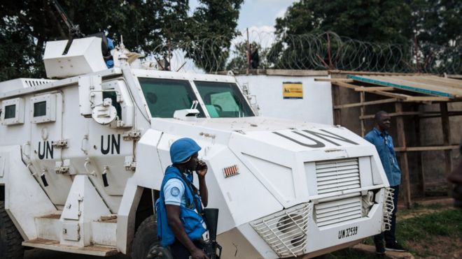 es Casques Bleus déployés à Yumbi en RDC