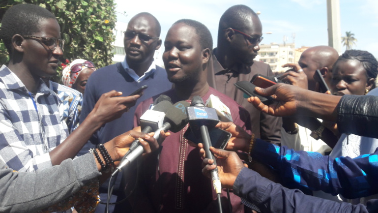 Me El Haj Mandour Diop, porte-parole du Collectif des 22 notaires