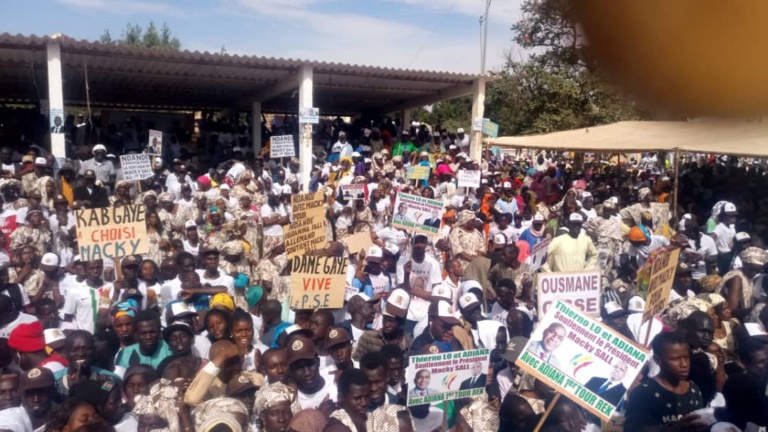 Macky Sall à Kébemer: les images du rassemblement Macky Sall à Kébemer: les images du rassemblement