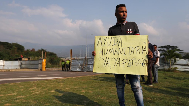 Venezuela: 30 tonnes d'aide humanitaire bloquées à la frontière Venezuela: 30 tonnes d'aide humanitaire bloquées à la frontière