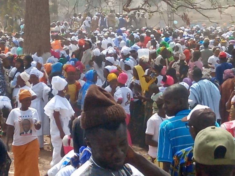 Présidentielle 2019 :Arrivée de Macky Sall au stade de Kolda