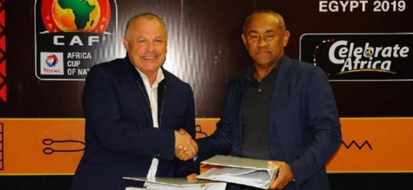 L'Egypte et la CAF ont signé l'accord cadre pour la CAN 2019