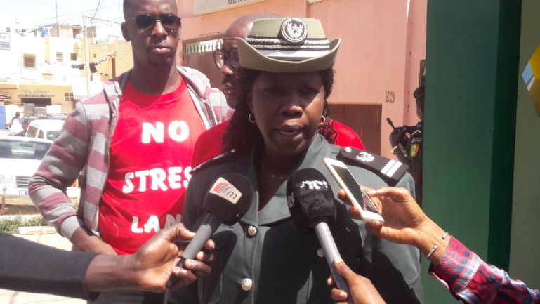 Directrice de Camp Pénal lieutenant Nogaye Séne Directrice de Camp Pénal lieutenant Nogaye Séne