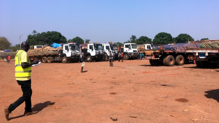 RCA: après plusieurs jours de blocage, un convoi de camions arrive du Cameroun RCA: après plusieurs jours de blocage, un convoi de camions arrive du Cameroun