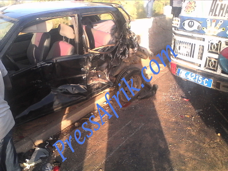 ​Thiès : un accident de la circulation fait 6 morts 