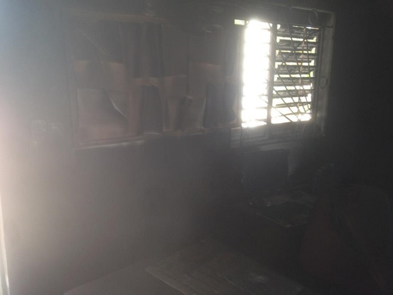 Sangalkam : le lycée dévasté par un incendie jeudi Sangalkam : le lycée dévasté par un incendie jeudi