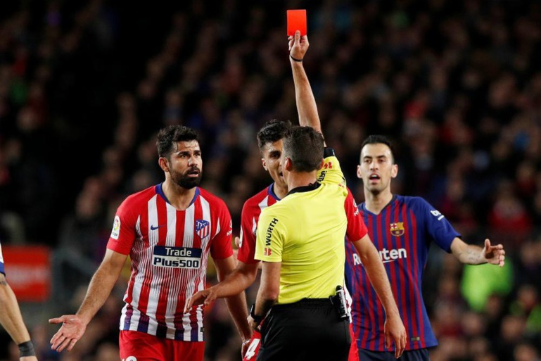 Atlético: Auteur d'insultes envers l'arbitre, Diego Costa prend 8 matchs !