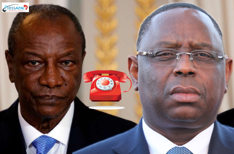 Friture sur la ligne téléphonique Dakar- Conacky : Macky fâche gravement son homologue Alpha Condé
