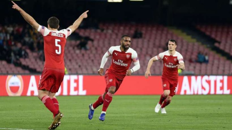 Europa League: Arsenal s'impose à Naples (1-0) pour la manche retour