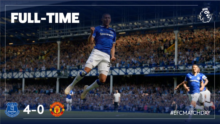 Premier League: Manchester United se fait humilier par Everton de Gana Gueye (4-0) Premier League: Manchester United se fait humilier par Everton de Gana Gueye (4-0)