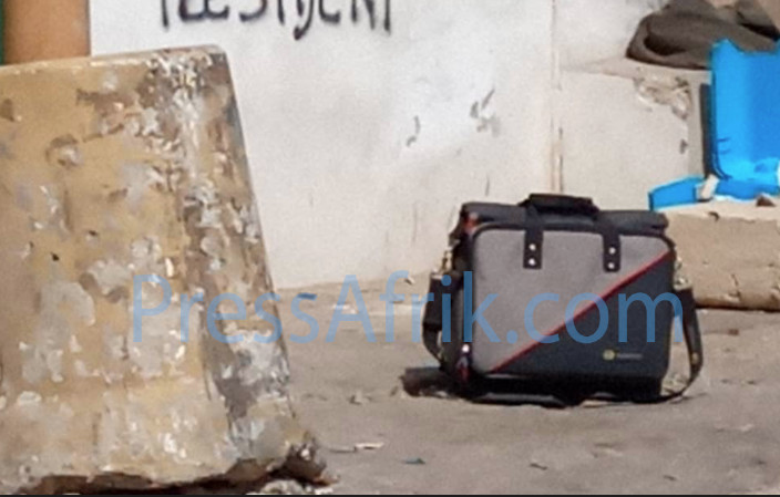 Valise suspecte au Centre ville de Dakar : La panique qui mobilise un impressionnant dispositif sÃ©curitaire (Images)