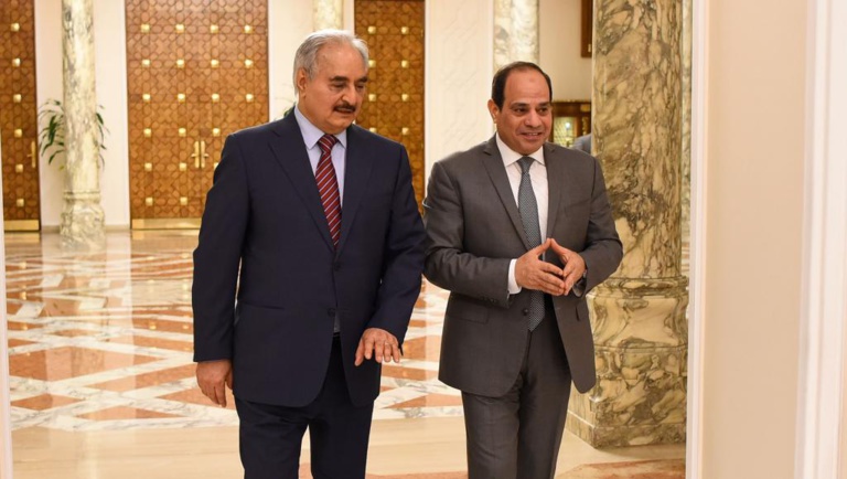 Libye: Khalifa Haftar en visite au Caire pour la 2e fois en moins d'un mois Libye: Khalifa Haftar en visite au Caire pour la 2e fois en moins d'un mois