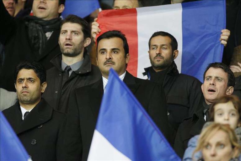 Le cheikh arrive en France après l'annonce de Mbappé Le cheikh arrive en France après l'annonce de Mbappé