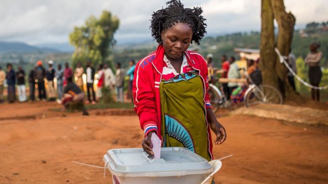 Jour de vote au Malawi