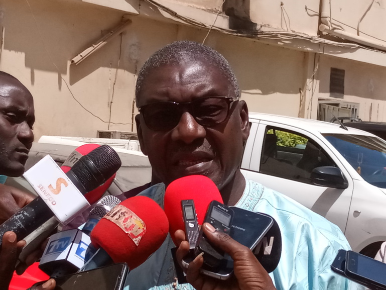 Djibril Gning, porte-parole du jour de la Société civile Djibril Gning, porte-parole du jour de la Société civile