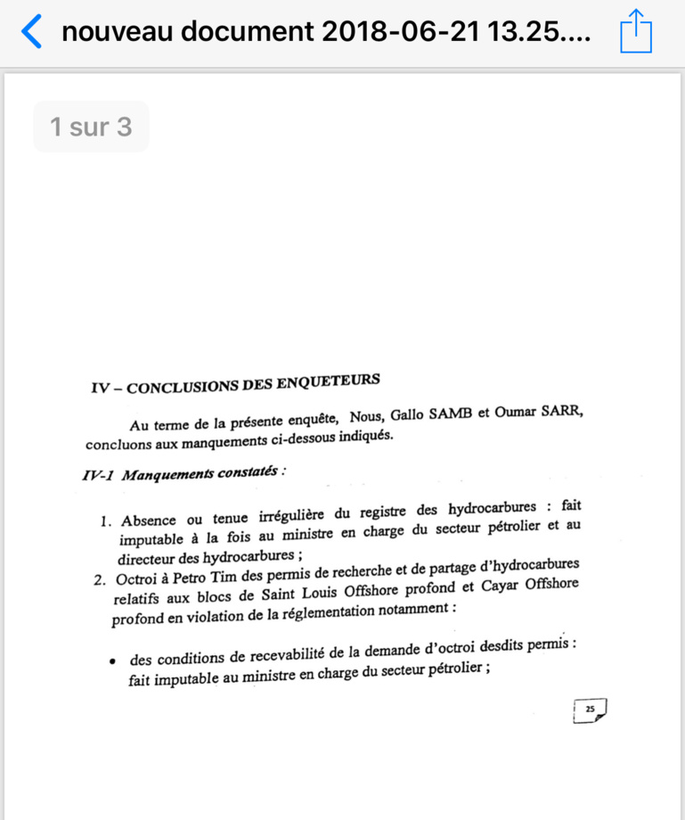 EXCLUSIF ! Les conclusions du rapport accablant de lâIGE qui enfonce Aly Ngouille Ndiaye et dÃ©ment El Haj KassÃ©