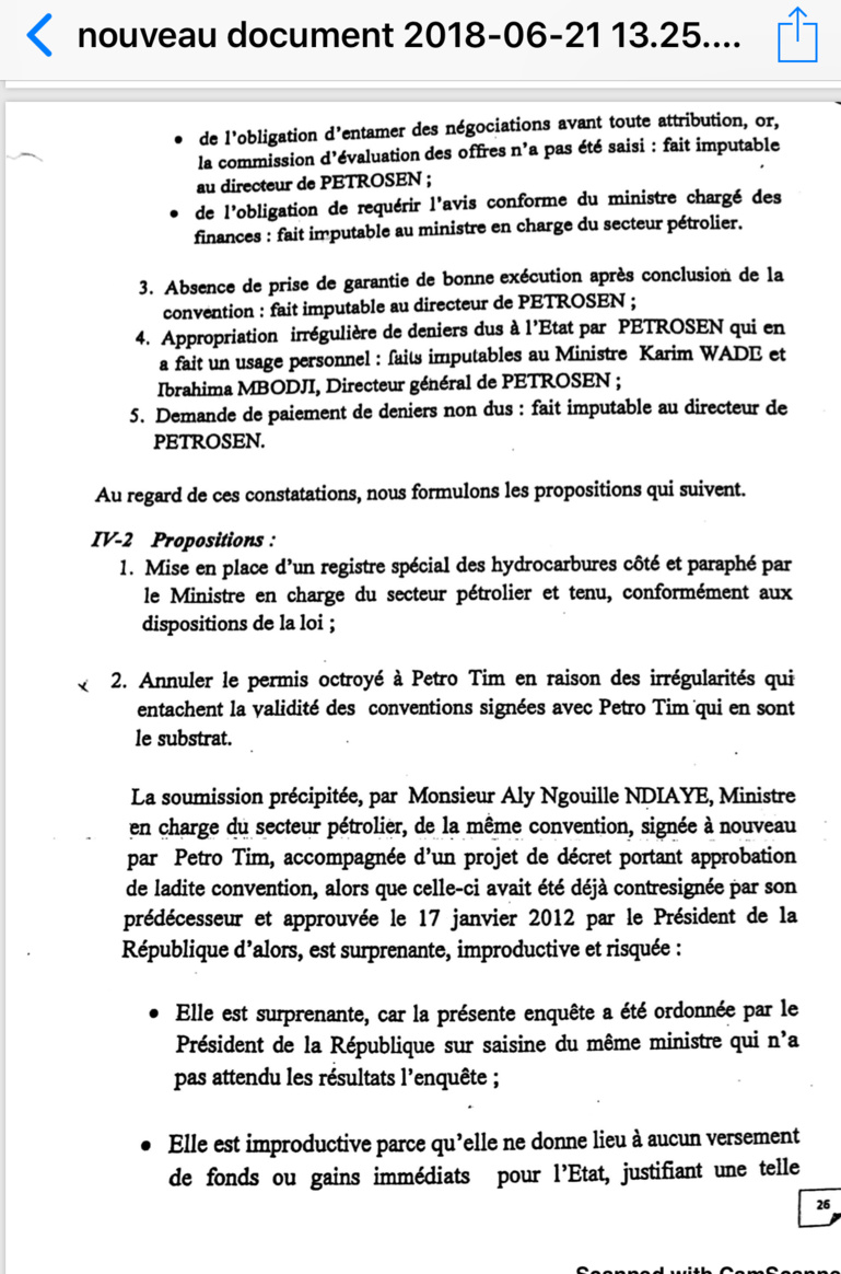 EXCLUSIF ! Les conclusions du rapport accablant de lâIGE qui enfonce Aly Ngouille Ndiaye et dÃ©ment El Haj KassÃ©