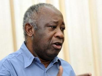 L'ancien président ivoirien Laurent Gbagbo à Korhogo, le 2 mai 2011. AFP PHOTO/SIA KAMBOU