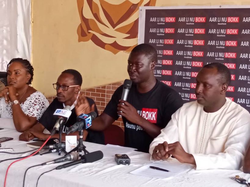 Plateforme Aar Li Nu Bokk dénonce le retard de l’arrêté autorisant leur manifestation Plateforme Aar Li Nu Bokk dénonce le retard de l’arrêté autorisant leur manifestation