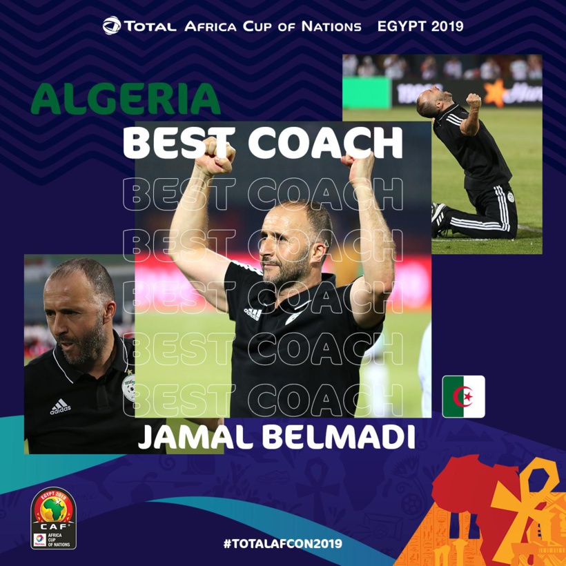 #CAN2019 - Jamel Belmadi remporte le titre meilleur sélectionneur de la phase de poules ! #CAN2019 - Jamel Belmadi remporte le titre meilleur sélectionneur de la phase de poules !