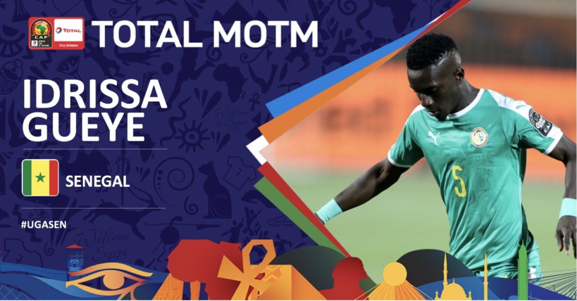 Idrissa Gana GUEYE élu Homme du match Sénégal-Ouganda 