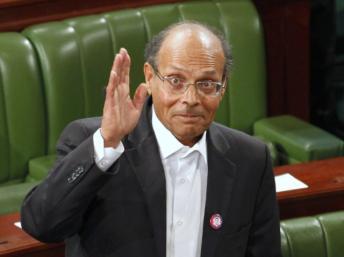 Moncef Marzouki, le nouveau président tunisien, à Tunis le 12 décembre 2011. Reuters / Zoubeir Souissi