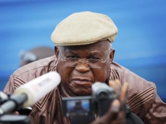 Etienne Tshisekedi, le 26 novembre, à Kinshasa. REUTERS/Finbarr O'Reilly