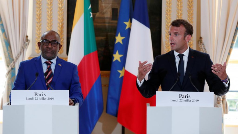 Mayotte reste un point de «désaccord» entre Macron et le président comorien Mayotte reste un point de «désaccord» entre Macron et le président comorien