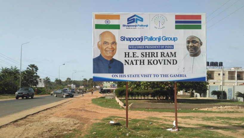 Gambie: la communauté indienne accueille le président Ram Nath Kovind Gambie: la communauté indienne accueille le président Ram Nath Kovind