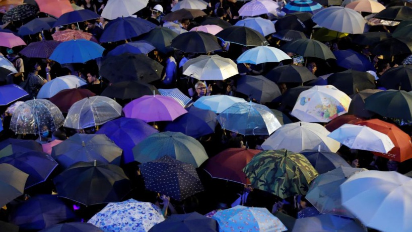 À Hong Kong, une manifestation autorisée annonce un week-end de mobilisation À Hong Kong, une manifestation autorisée annonce un week-end de mobilisation