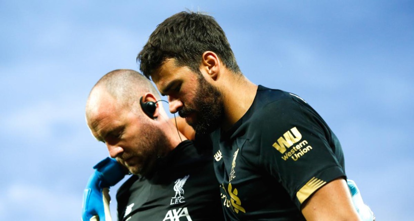 Alisson Becker absent pour plusieurs semaines à cause d’une blessure au mollet Alisson Becker absent pour plusieurs semaines à cause d’une blessure au mollet