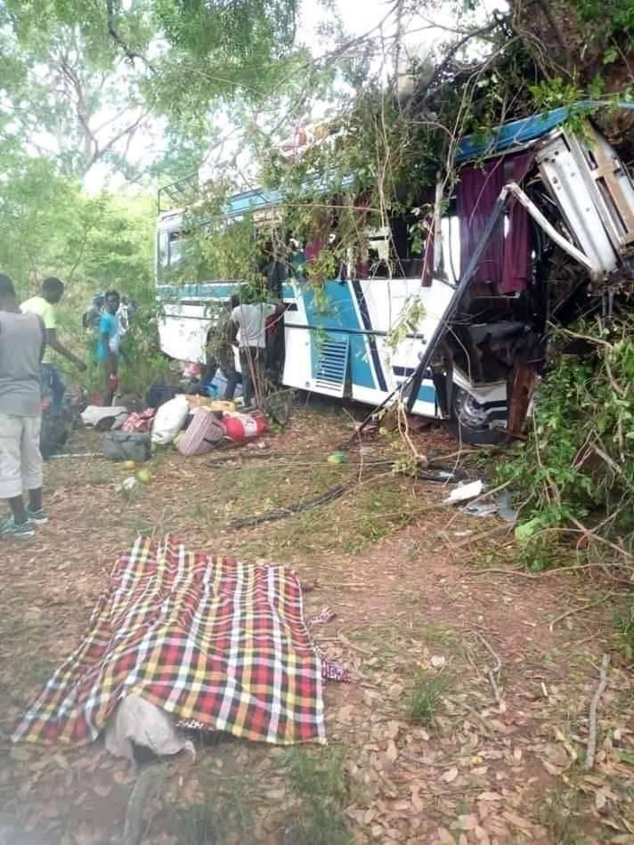 Bignona: un bus termine sa course dans un arbre, fait 8 morts et plusieurs blessés